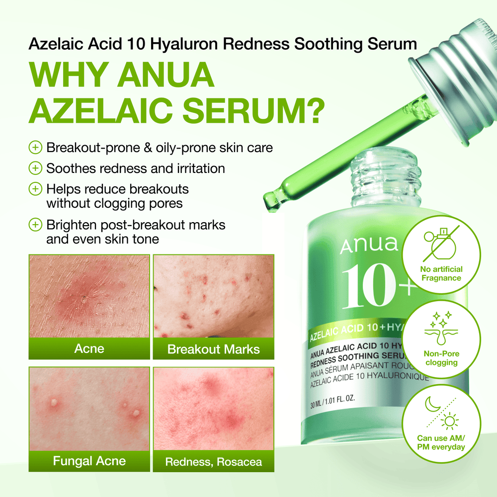 Anua Azelaic acid 10 Redness Soothing Serum