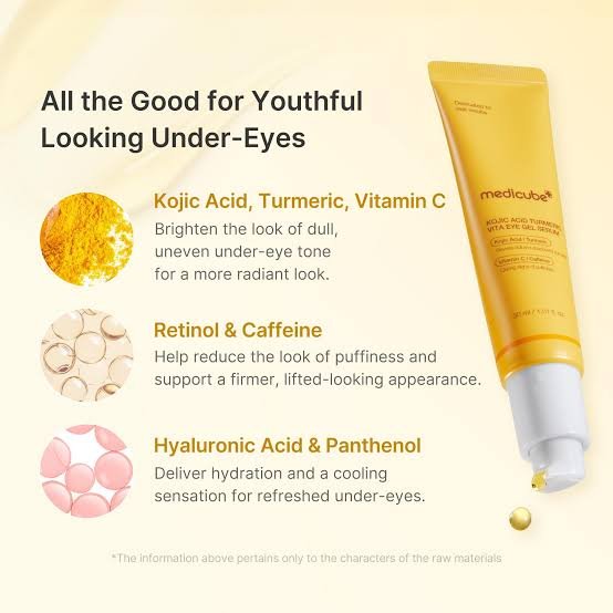 Medicube-kojic Acid Tumeric Vita Eye Gel Serum